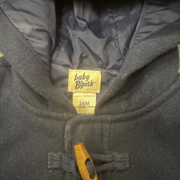 Baby B’gosh 18M Navy Paddington Style Hooded Peacoat - Picture 4 of 5